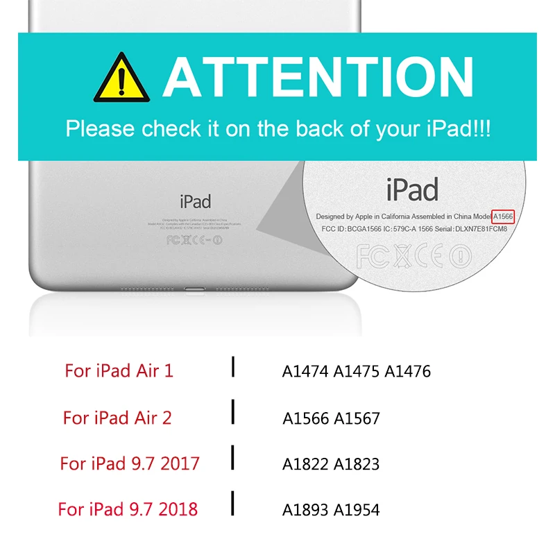 Чехол-книжка для iPad Air 1 Air 2 iPad 9,7 5 6 th, мягкий силиконовый чехол-подставка, Умный Магнитный чехол для iPad, чехол