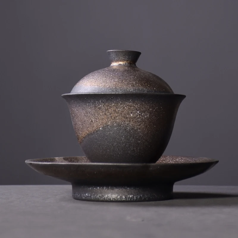 

LUWU japan ceramic gaiwan teacup teapot holders chinese kung fu tea sets drinkware 150ml