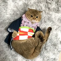 anime demon slayer kimetsu no yaiba fashion pet cosplay costume cape for cats katten kedi disfraz para gato puppy funny cute