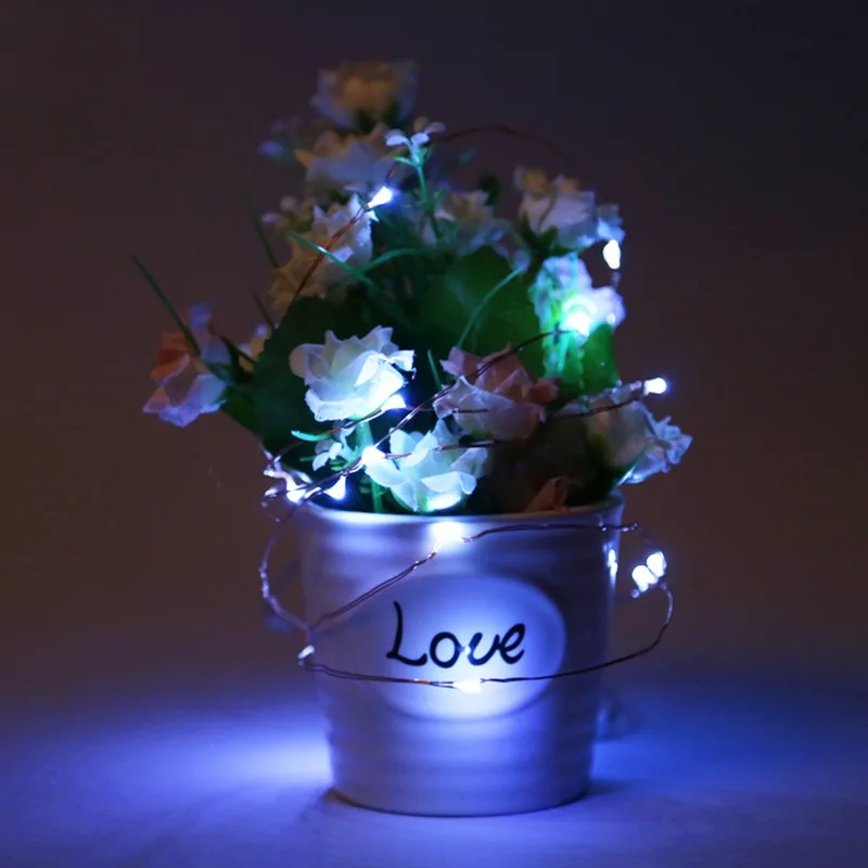 

LED String Lights Fairy Lights Copper Wire Christmas Garland Indoor Bedroom Home Wedding New Year Decoration USB Power