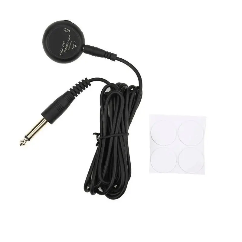 

Acoustic Instrument Soundboard Piezo Pickup Transducer Guitar for Ukulele Violin 875D