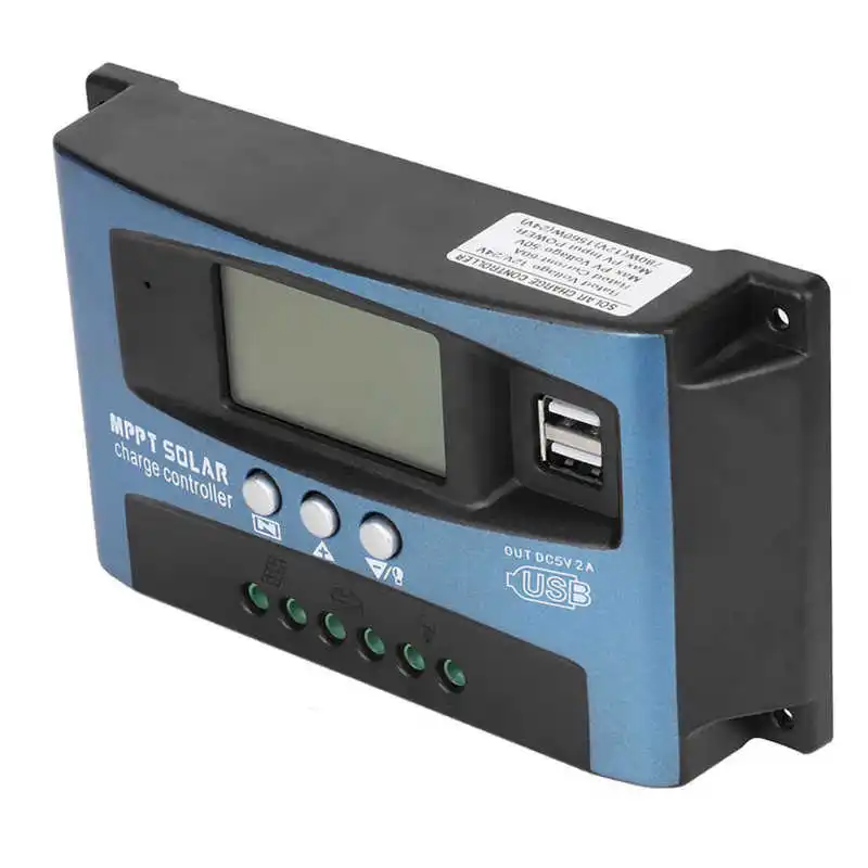 

Контроллер заряда солнечной батареи MPPT 40/50/60/100A с двойным USB ЖК-дисплеем 12В 24В
