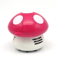 mini vacuum cleaner 6 colors cute mini mushroom corner desk table dust vacuum cleaner for car home computer sweeper