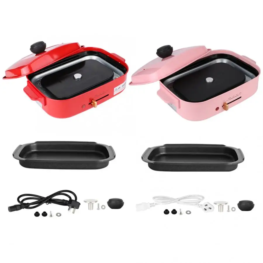 Electric Multi Cooker Non-Stick Grill Pan Barbecue Baking Tray Kitchenware for Make crepes barbecue hamburg | Бытовая техника