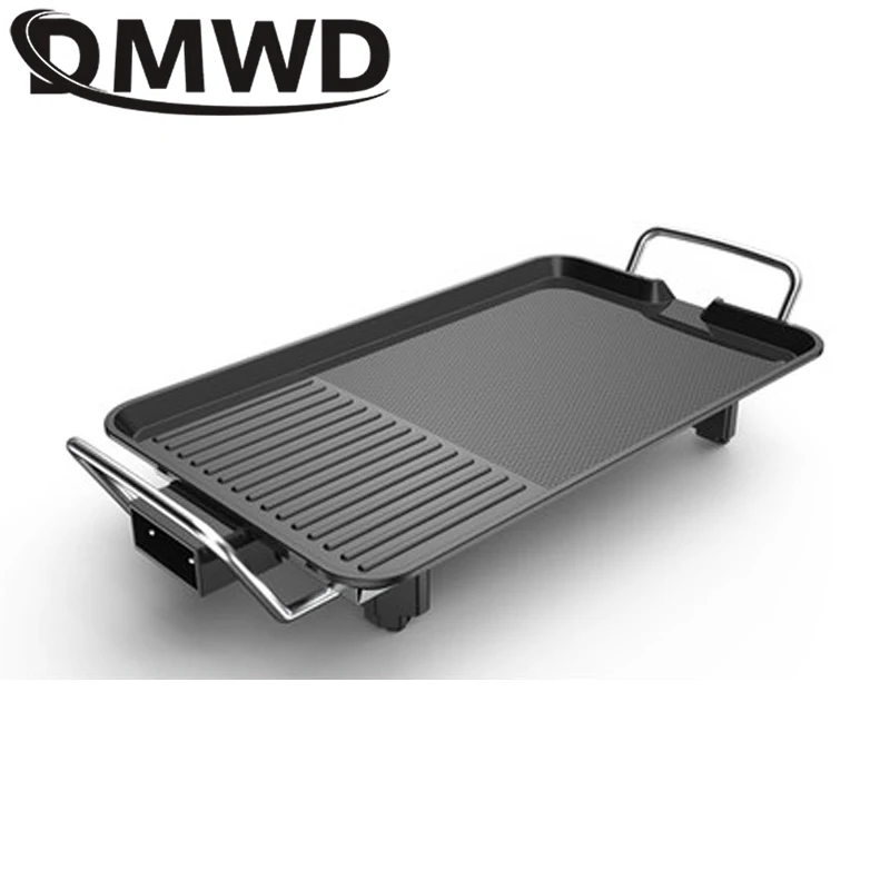 Домашние электрические духовки DMWD Бездымная антипригарная машина для барбекю