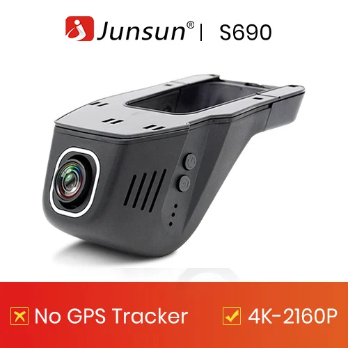 Junsun 4K Ultra HD 2160P 30fps Автомобильный видеорегистратор камера wifi gps с CPL sony IMX335 ночного видения видеорегистратор Регистратор - Название цвета: S690 NO GPS Module