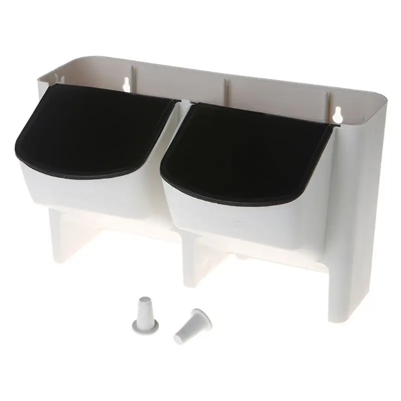 Самополивающийся цветочный горшок 2 кармана составная Вертикальная стена