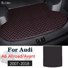 Кожаный коврик для багажника автомобиля для Audi A6 Allroad Quattro Avant TFSI 2007-2018, коврик для багажника, подкладка, коврик для груза, подкладка для груза 2011 2012