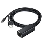 Сетевая карта Micro USB Ethernet адаптер для Chromecast USB 2,0 к RJ45 для Google Chromecast 2 1 Ultra Audio TV Stick