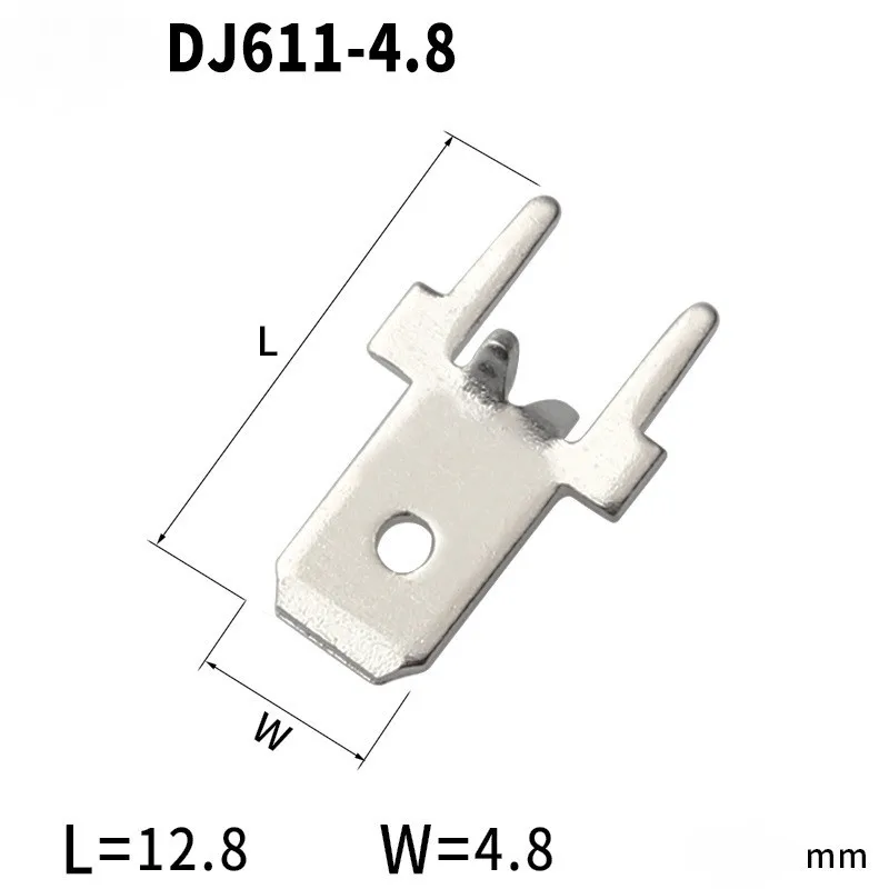 500 шт. 4 8 вставки штепсельной вилки с прижинным зажимом от &quotWeidmuller PCB пайки DJ611