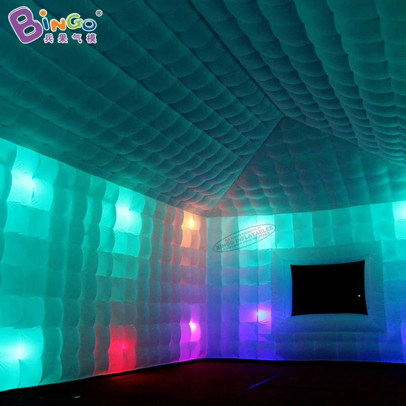 Надувная Праздничная палатка на заказ 9 5*5*3 7 м надувной кубический бар для