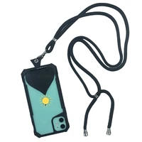 mobile phone straps phone lanyard adjustable detachable neck cord lanyard strap phone safety tether for phones case combination