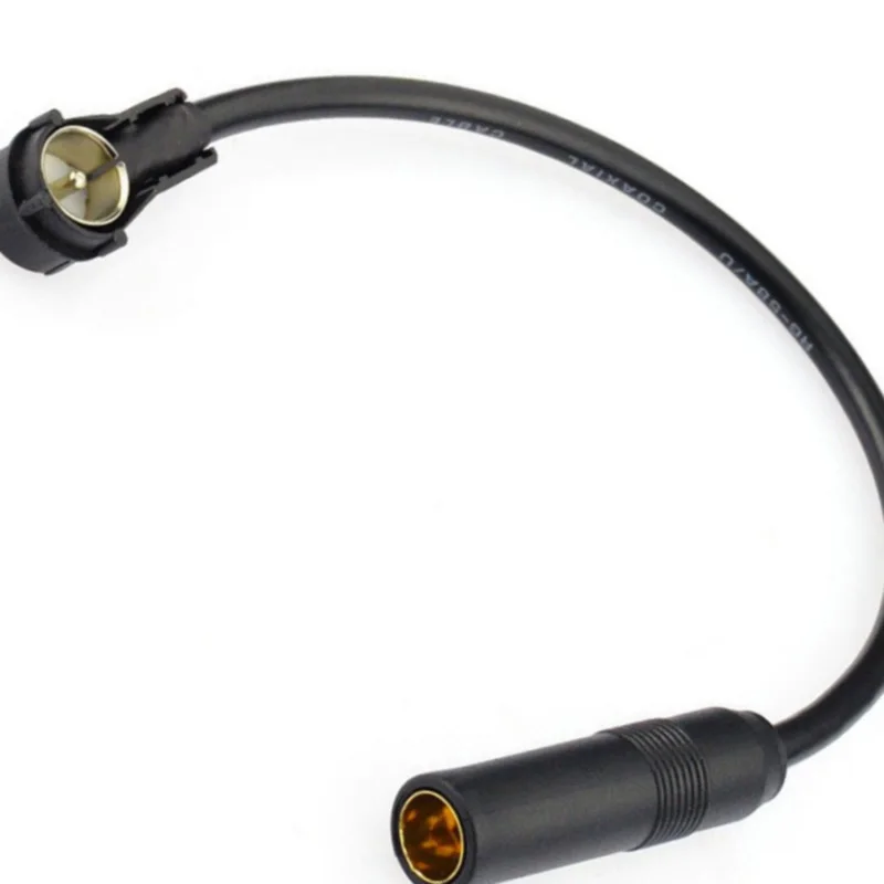 Car AM FM DAB Radio Aerial Antenna Coax 30cm Adapter Lead DIN 41585 to ISO Plug for SEAT SKODA SMART VW Ford | Автомобили и