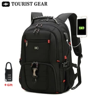 mens swiss backpacks travel bag business anti theft backpack men mochila usb charging 15 6 17 inch laptop backpack waterproof