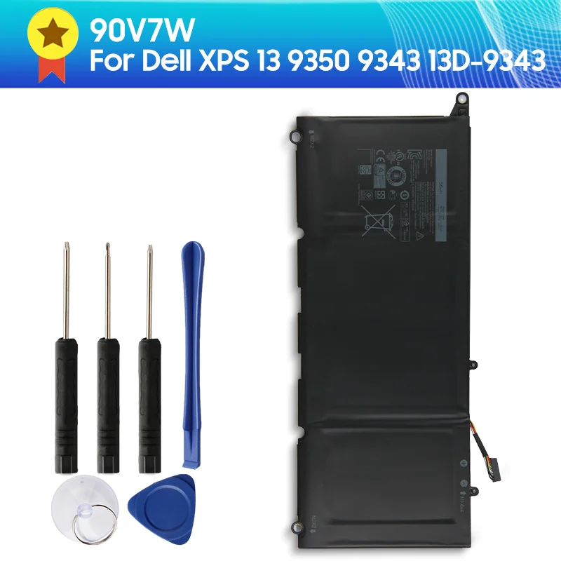 Оригинальный сменный аккумулятор JD25G 90V7W 5K9CP для Dell XPS 13 9350 9343 13D 56Wh оригинальный JHXPY