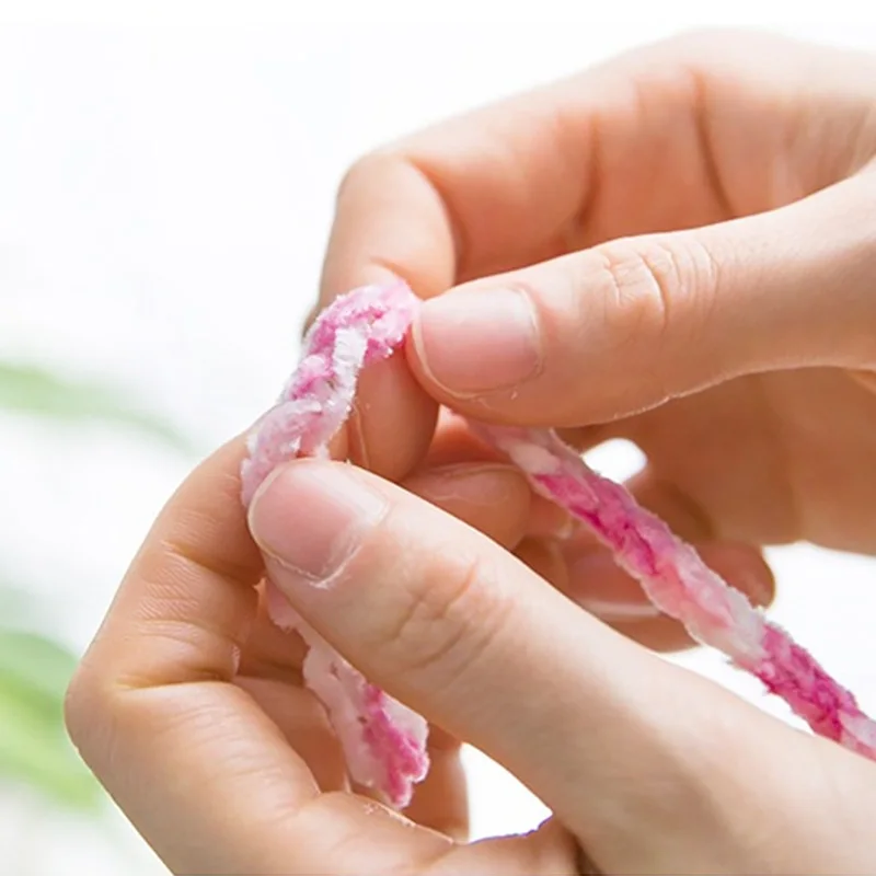 1 шт. = 100 г синель бархатная толстая пряжа мягкая для вязания крючком ручного