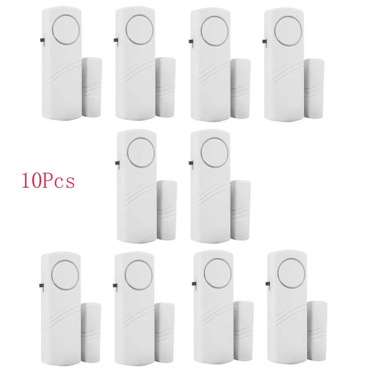 10 шт. датчик двери окна беспроводная охранная сигнализация с магнитным датчиком