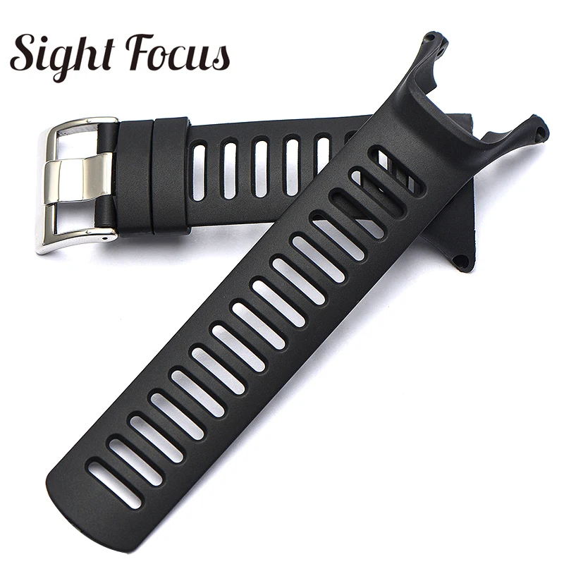 Спортивный резиновый силиконовый ремешок SIGHT FOCUS для SUUNTO Ambit 1 2 3 2R 2S пиковые