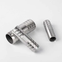 6mm 8mm 10mm 12mm 13mm 14mm 15mm 16mm 17mm 18mm 19mm 20mm hose barb straight two way 304 stainless steel pipe fitting connector