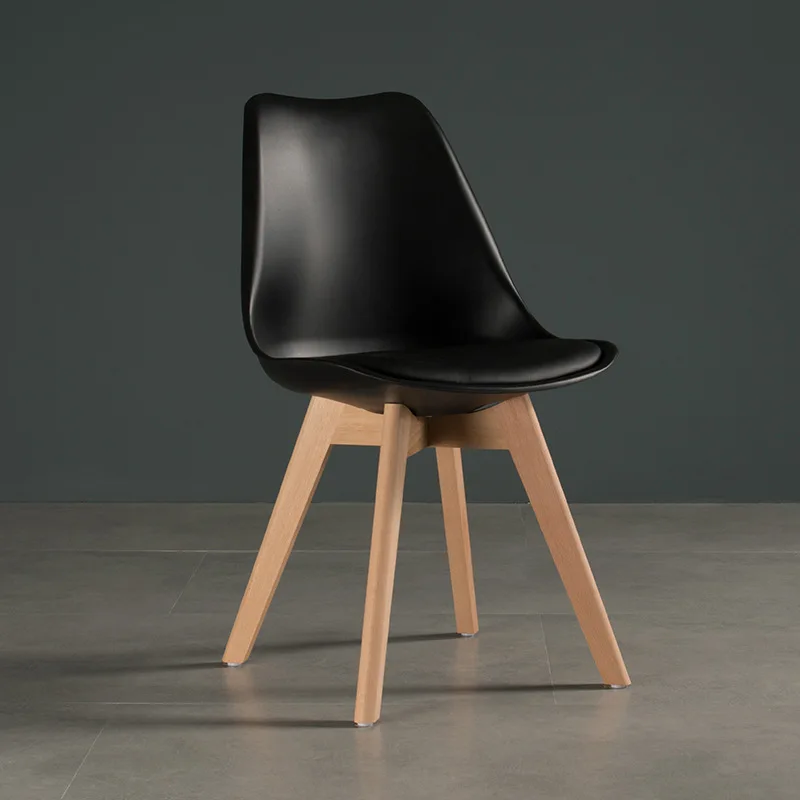 

Простой обеденный стул из массива дерева с подушкой, цветной стул, стул для ресторана, отеля, клуба, торгового центра, ожидание переговоров, ...