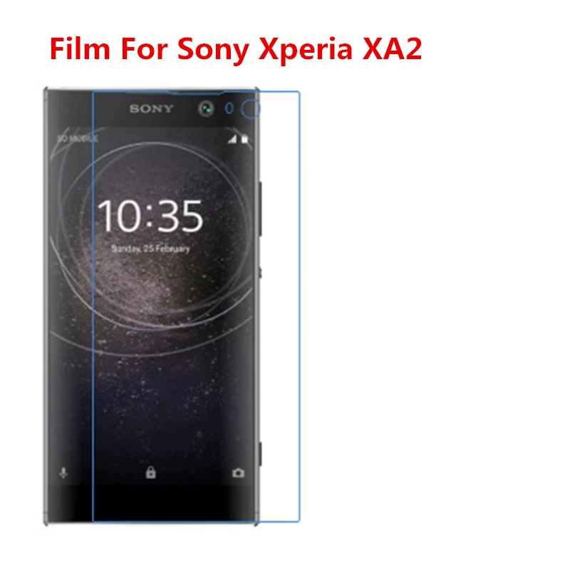 1/2/5/10 шт. ультратонкая прозрачная защитная пленка для HD ЖК-экрана с тканевой пленкой для очистки для Sony Xperia XA2.