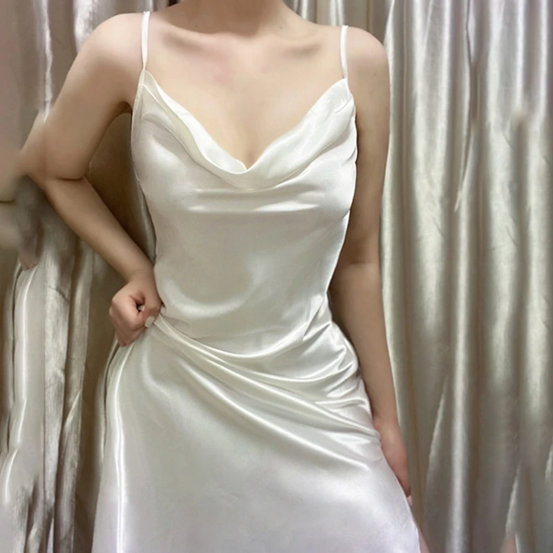 

Women Retro Fish Boned Corset Wrap Girdle Angel Printed Waist Shaper Underbust Bustier Crop Top Satin Slip White Dress