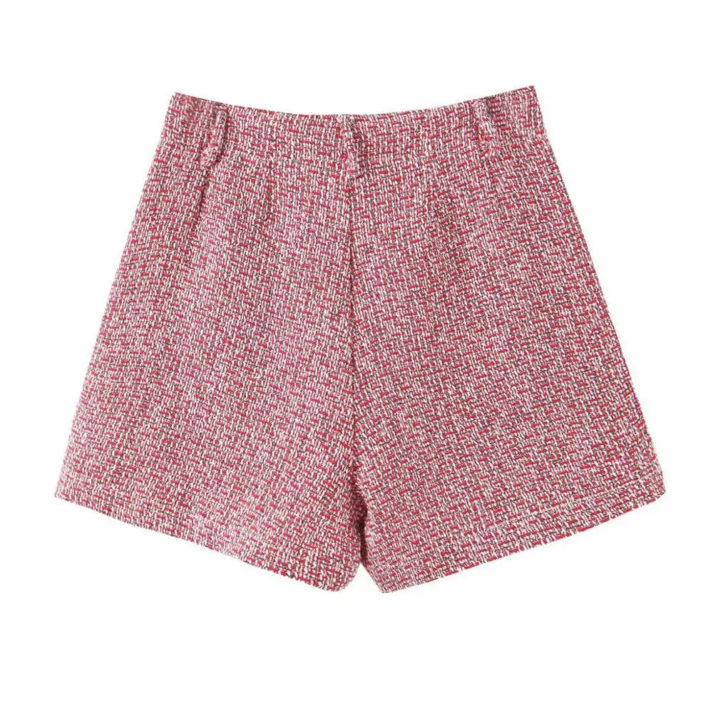 Женский клетчатый пиджак в стиле ретро разноцветный мягкий шерстяной с поясом и