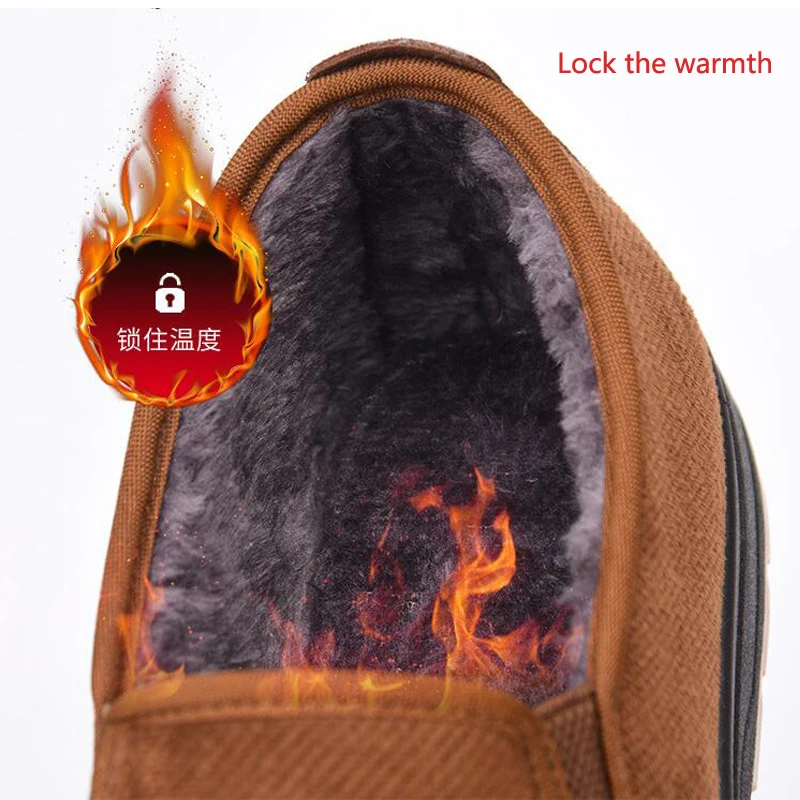 Мужская зимняя обувь для вождения 2019 г. Новые зимние ботинки мужская домашняя