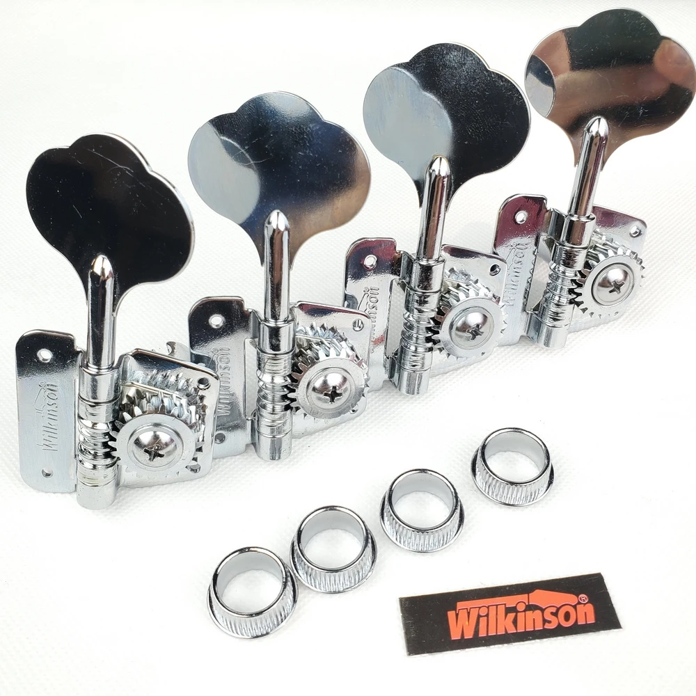open frame wilkinson elektrische bass gitarre mechaniken mechaniken gitarre tuning pegs wjbl 200 chrom silber made in korea free global shipping