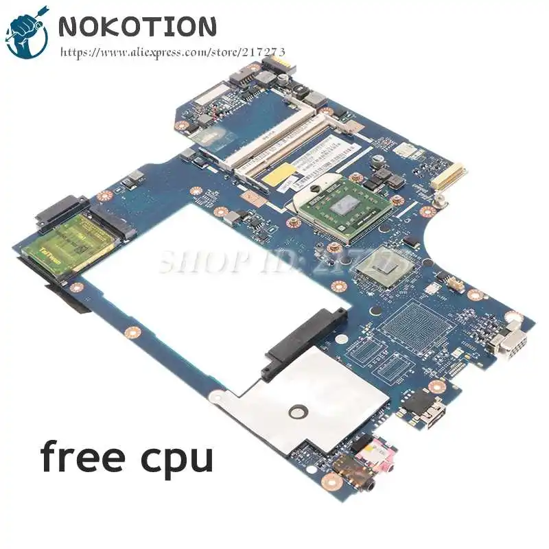 

NOKOTION for Acer ASPIRE 5534 5534G 5538 5538G laptop motherboard LA-5401P MBPJU02001 MB.PJU02.001 free cpu