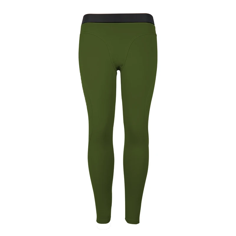 army green Простые однотонные сексуальные модные эластичные обтягивающие штаны для спортзала, фитнеса, спортивные Леггинсы, женские Компрессионные Леггинсы, дышащая спортивная одежда - Цвет: army green