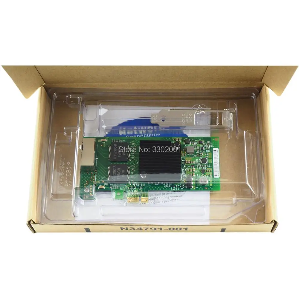 Чипы Intel I350AM2 двойной порт гигабитный контроллер Ethernet рандомный PCI-E X1 сервер для
