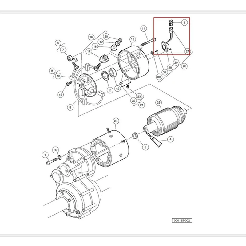 

for Club Car Speed Sensor for ADC Motor Club Car IQ DS and Precedent 1027049-01 102265601 with Magnet Speed Sensor