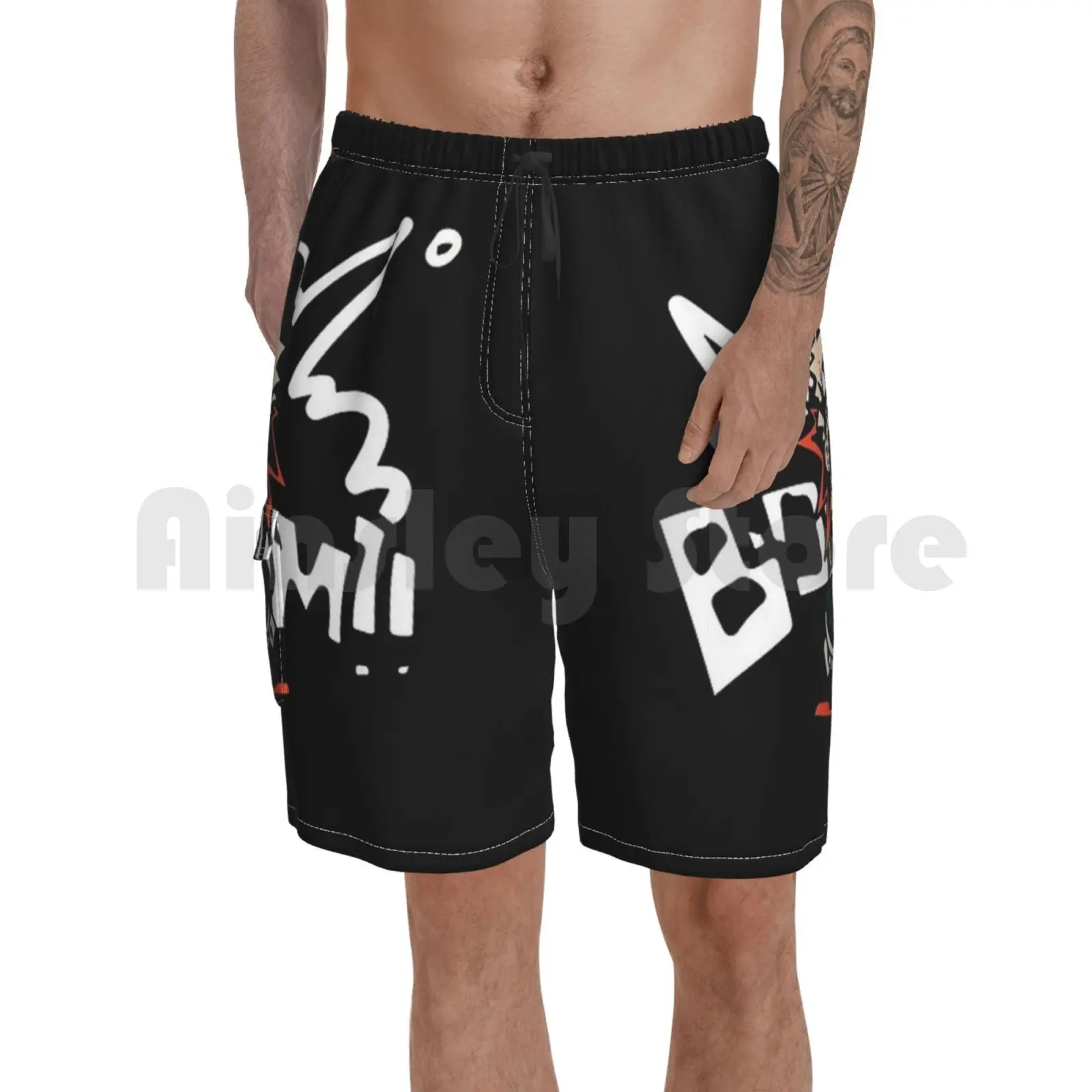 

Boom!!! Beach Shorts Men Beach Pants Swimwear Abang Boku No Hero Academia Bnha Mha Katsuki Bakugo Bakugo Bakugou