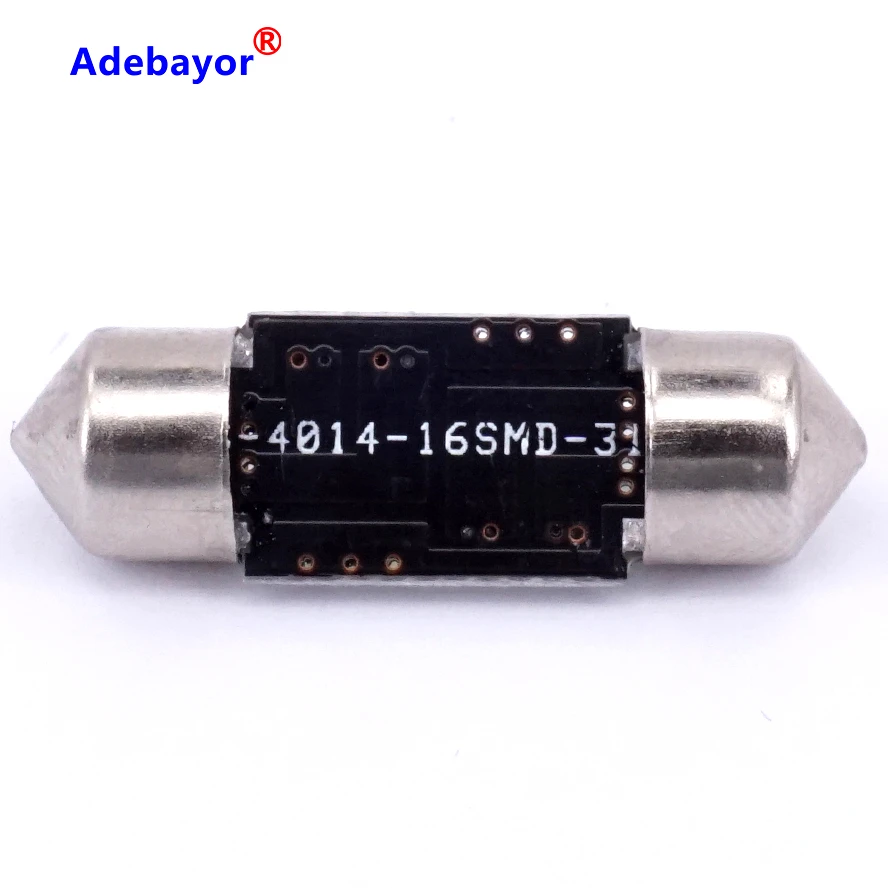 1 шт. гирлянда C5W Led 4014 16 SMD светодиодов внутреннее освещение 31 мм Купольные лампы