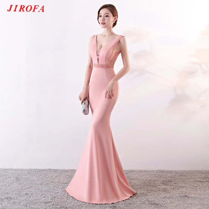 Платье женское длинное с блестками пикантное облегающее вечернее платье Русалка