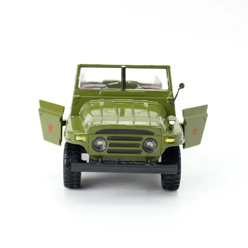 Литая металлическая игрушка модель/масштаб 1:24/Классическая BJ212 Jeep армейский