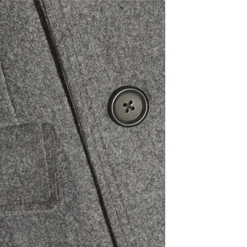 

Manteau femme 2020 Autumn Winter Women Grey Wool Simple Wide-waisted Long Coat Female Brand Classic Overcoat abrigos mujer