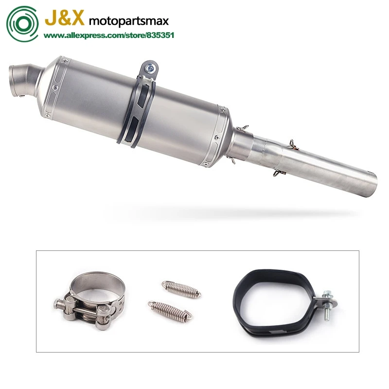 

Motorcycle Full System Exhaust Muffler Escape db killer Slip On For Honda CB1300 CB 1300 Middle Contact Pipe 2003 to 2013