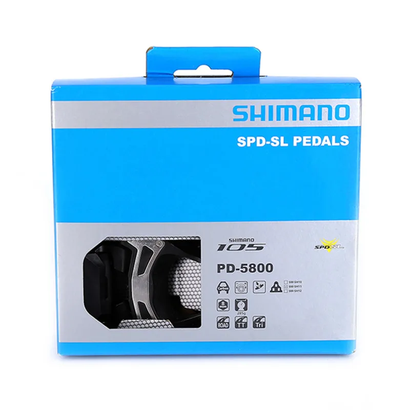SHIMANO PD-5800 105 серия замок педаль для шоссейного велосипеда езды на велосипеде с SH11