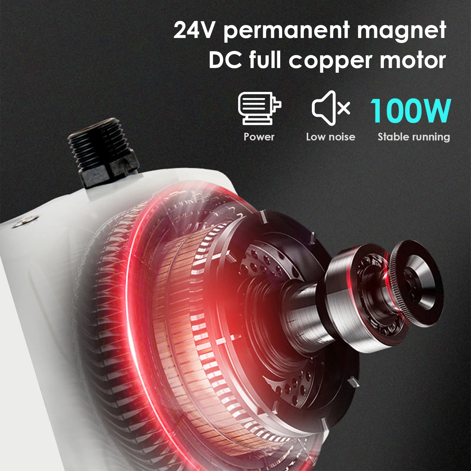 Бустерный Насос 75 футов 24V 100W безщеточный Водяной насос Авто Давление контроллер