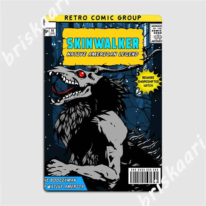 

Skinwalker, металлический знак, настенная роспись, бар, пещера, фотография, знак, плакат