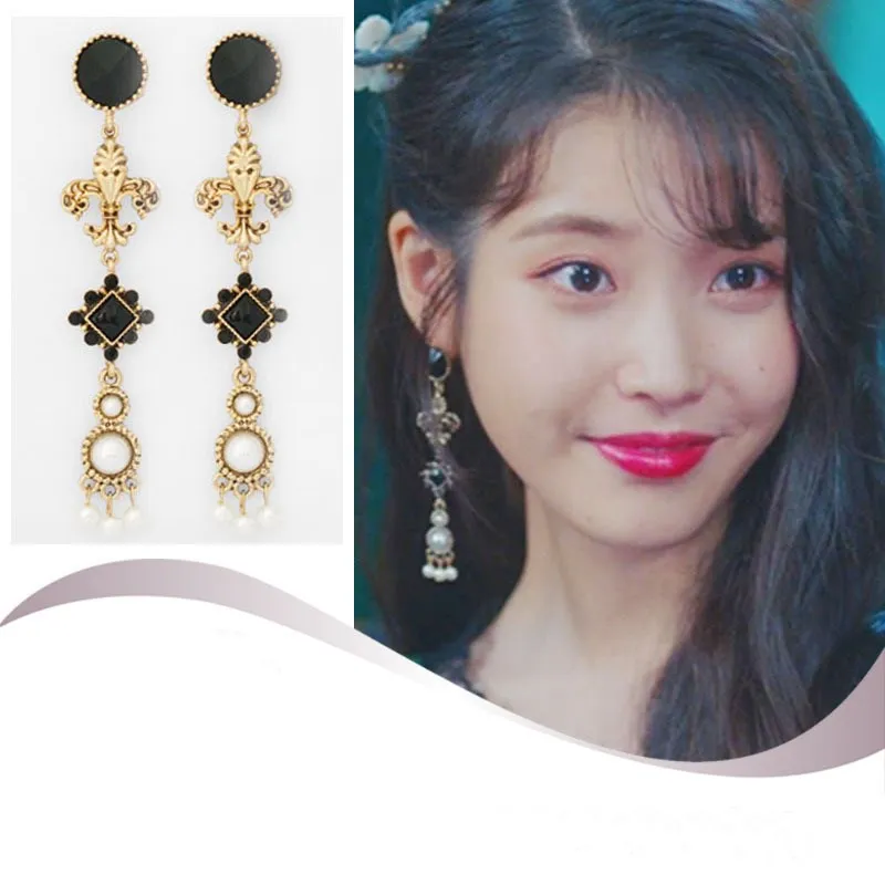 Серьги темперамент Джокер S925 Pin классические серьги с кисточками для девочек