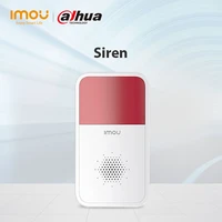 dahua imou smart wireless strobe siren sound flash light alarm indoor with lithium battery 433mhz for home security alarm system