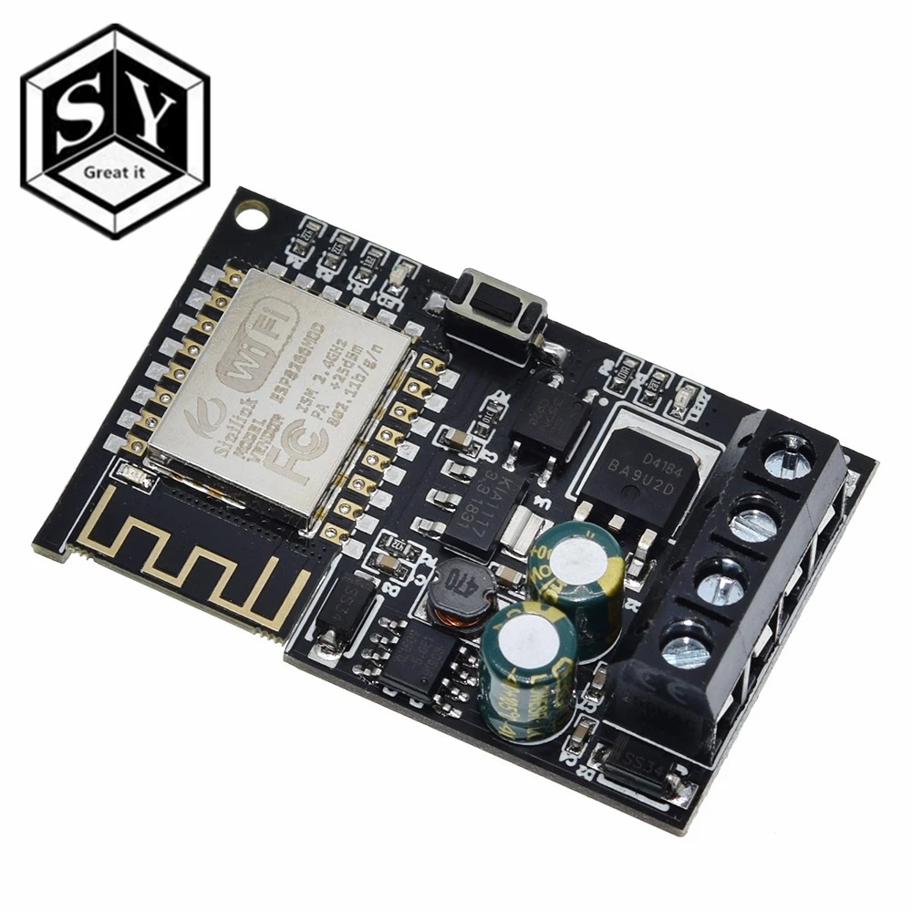 Sinilink ESP-12F WI-FI мобильный телефон пульт дистанционного управления Модуль 5 v-36 v умный дом с помощью приложения на телефоне