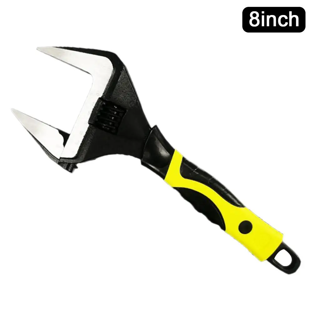 Регулируемый гаечный ключ нескользящий с широким отверстием ручные инструменты