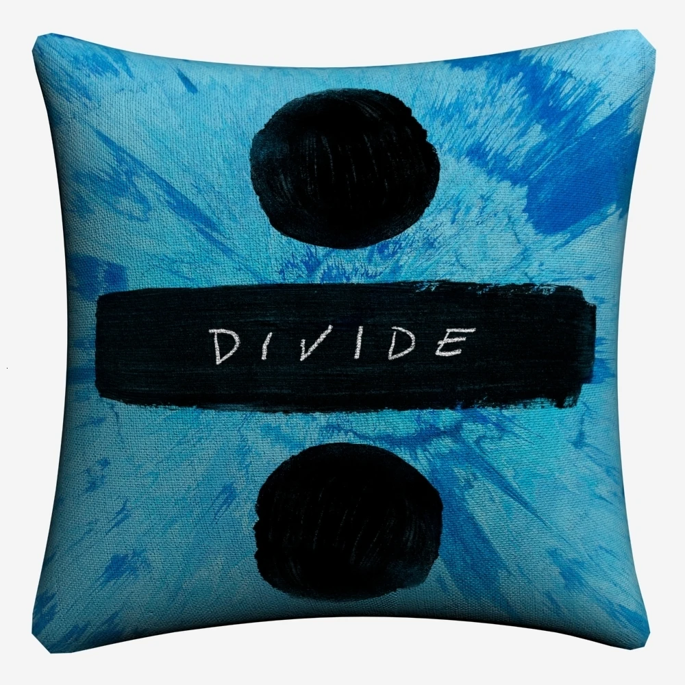 Декоративный чехол для дивана Ed Sheeran с изображением известной певицы 45x45 см