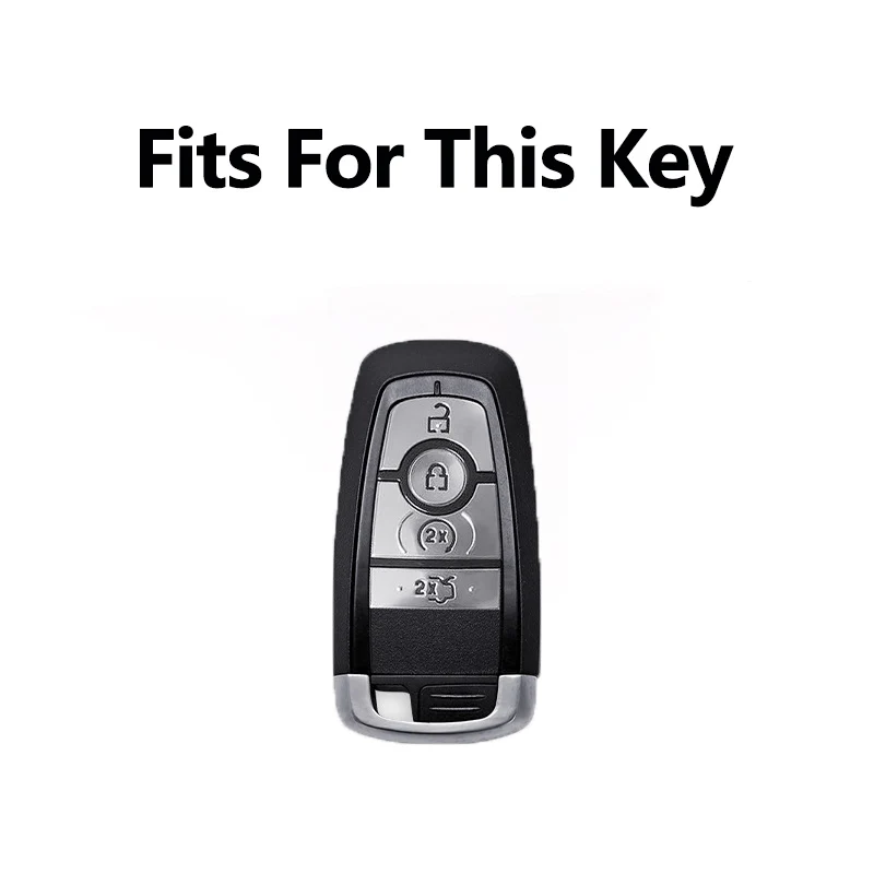 Чехол для автомобильного ключа из углеродного волокна чехол Ford Fusion Mondeo Mustang Edge