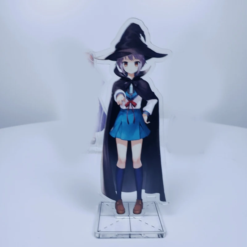 Японский аниме мультфильм Suzumiya Haruhi No Yuuutsu печатная фигурка на акриловой