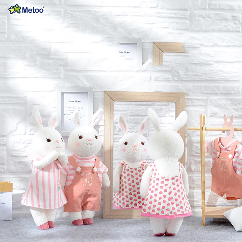 Новейшая кукла Metoo для дрессировки плюшевый и мягкий милый кролик милые животные